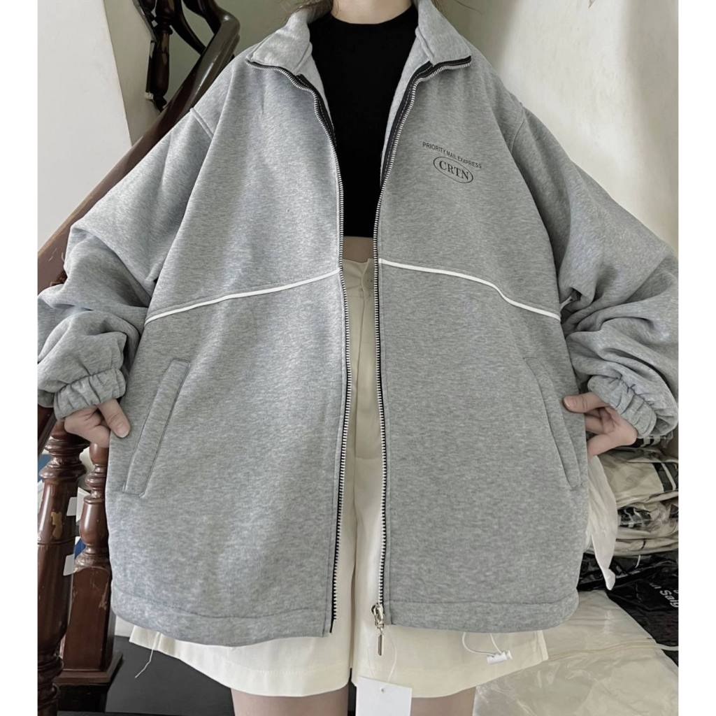 ÁO KHOÁC NỈ HOODIE FROM RỘNG CÁ TÍNH CHẤT DÀY DẶN HÀNG BÁN SHOP