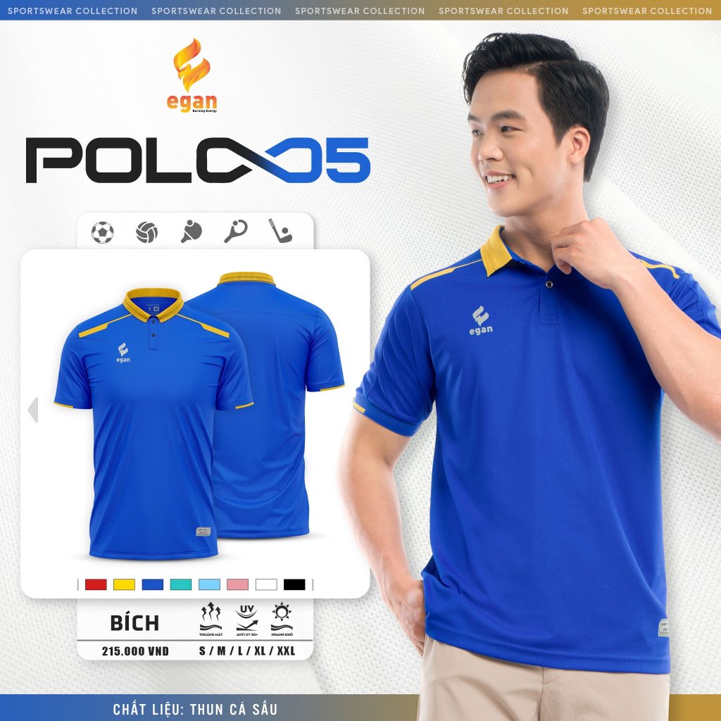 Áo Polo Nam Egan UV 5 Chính Hãng