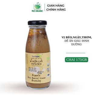Sốt mè rang hữu cơ Lumlum 175ml vị béo ngậy giàu dinh dưỡng trộn salad,bún ,mì