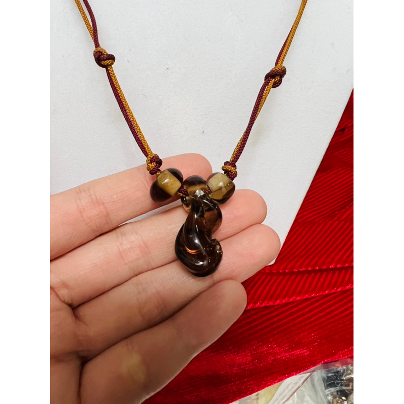 Dây chuyền dây vải mix hạt