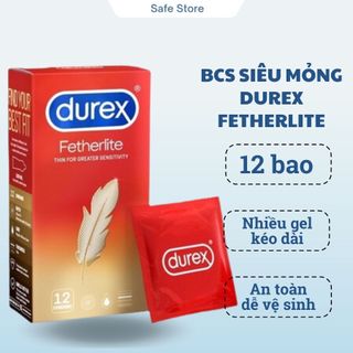 Bao cao su siêu mỏng Durex Fether Ultima NEW , bcs siêu mỏng chống xuất tinh sớm