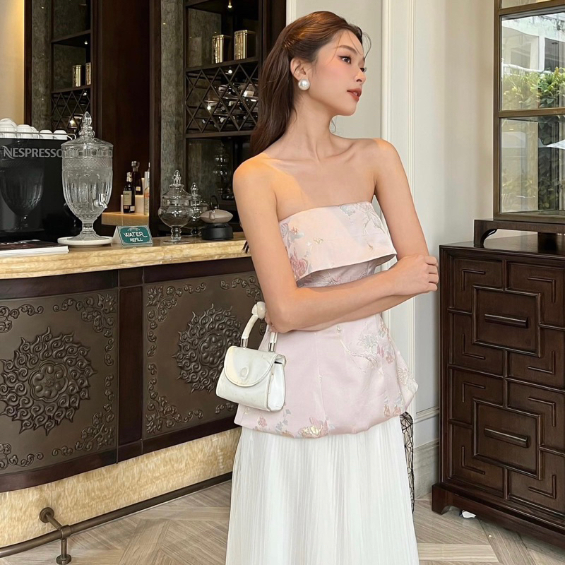 Áo 2 dây tapta hoa