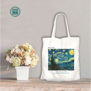 Đông a - túi canvas - starry night - van gogh