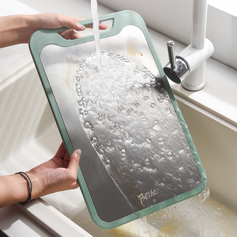 Thớt inox 304D cao cấp, thớt inox siêu kháng khuẩn , thớt đa năng cho mọi nhà- K1781