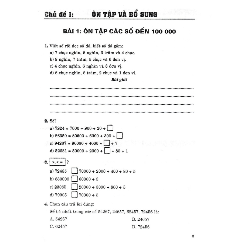 Sách - Vở bài tập nâng cao Toán 4  - HA