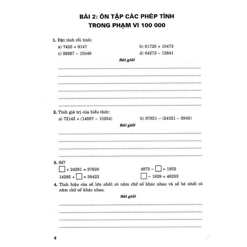 Sách - Vở bài tập nâng cao Toán 4  - HA