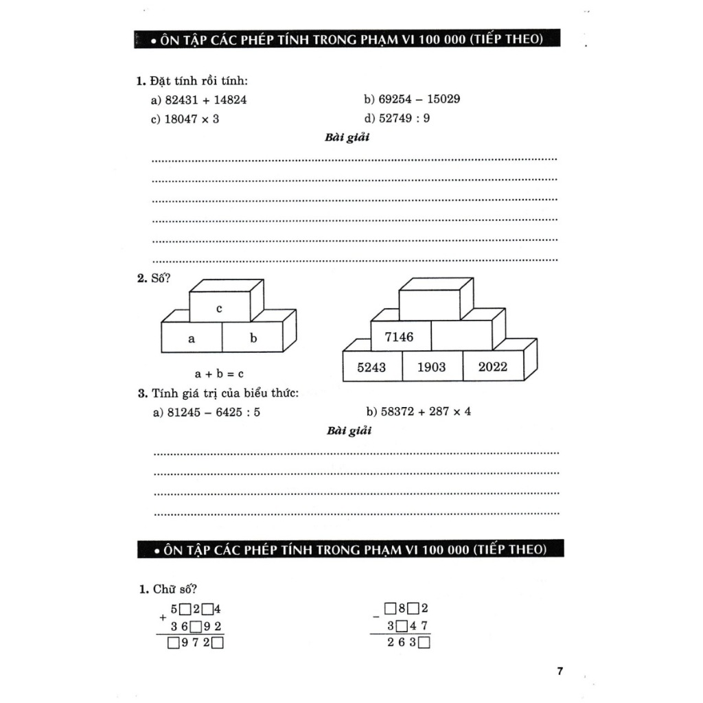 Sách - Vở bài tập nâng cao Toán 4  - HA
