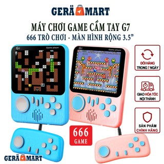 Máy chơi game cầm tay G7 màn hình HD với 666 trò chơi 4 nút kinh điển