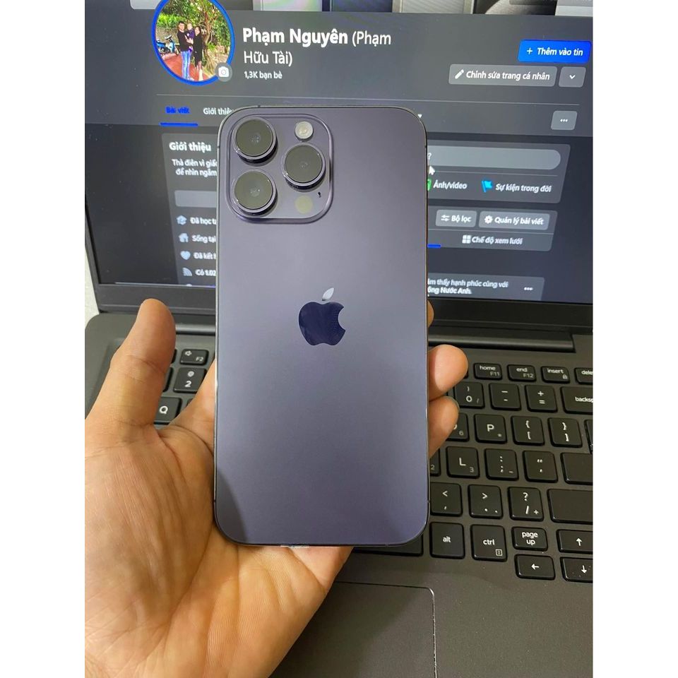 Điện thoại 14 Pro|max ll*a Zin nguyên bản, sạc ít lần - bảo hành 12 tháng