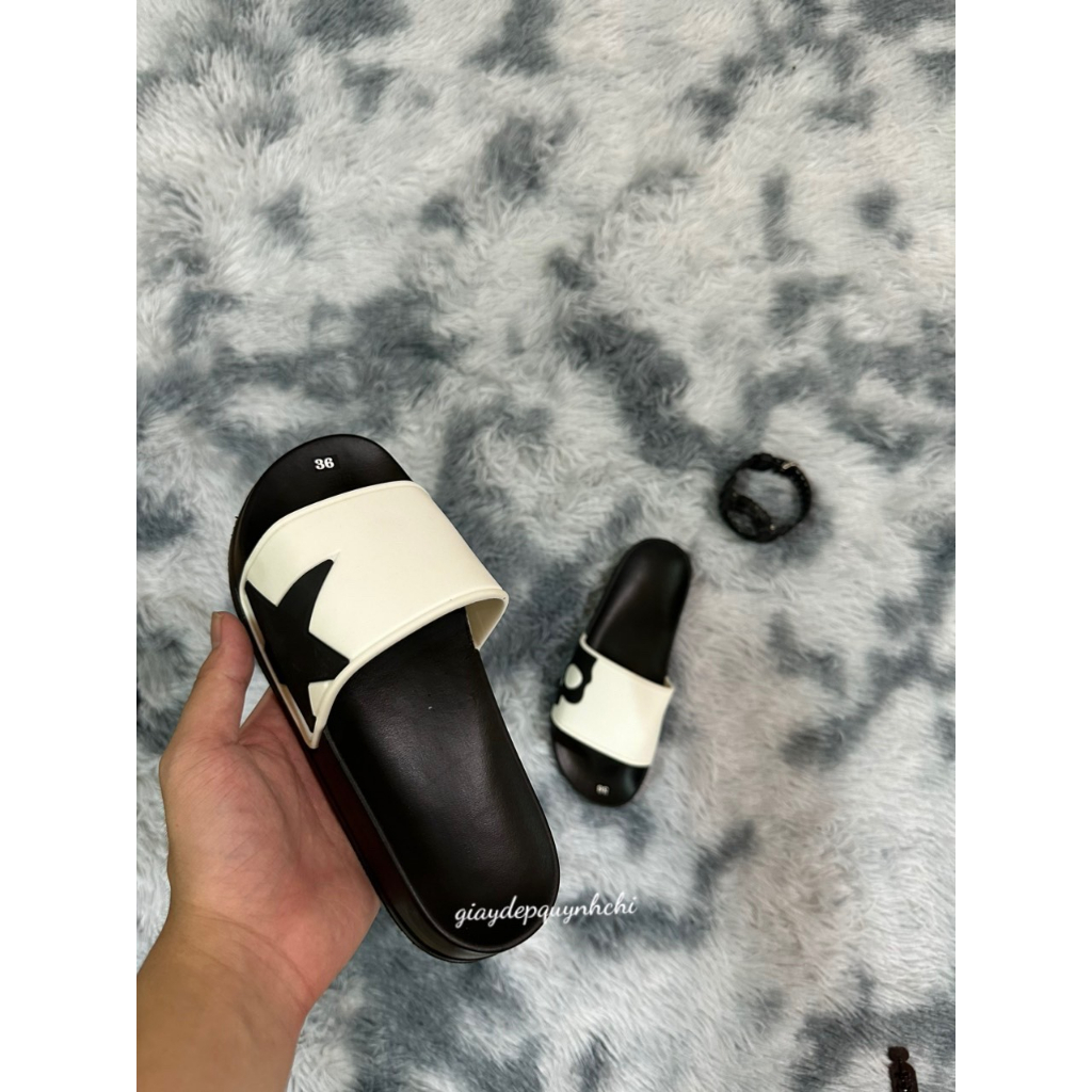 Dép Quai Ngang HYDROGEN Họa Tiết Đầu Lâu Ngôi sao Cực Ngầu - Dép Lê HYDROGEN Dành Cho Nam