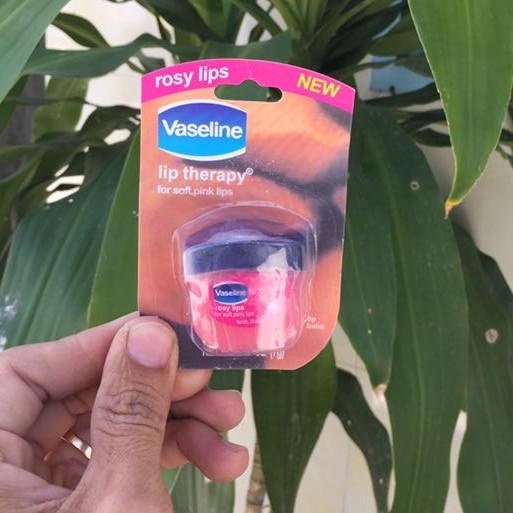 Vaseline dưỡng môi 💥 CHÍNH HÃNG 💥  Dưỡng môi rose vaseline đôi môi mềm mượt hơn