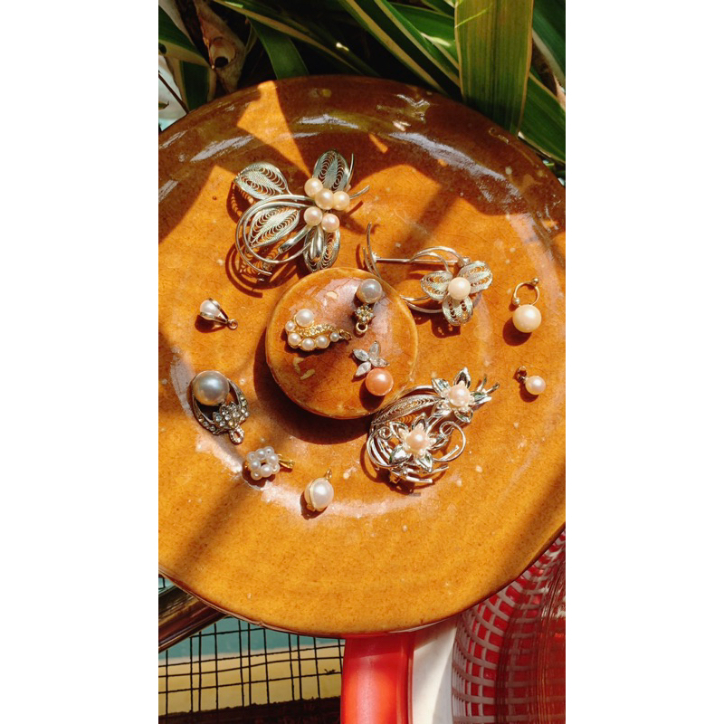 Cài áo và mặt dây chuyền tr.ai thời trang si Nhật