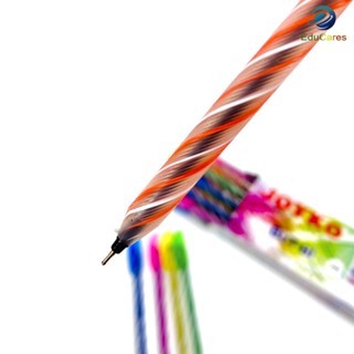 Bút nến dài Hàng loại 1, Hộp bút nến xanh hàng chuẩn mực trơn ngòi 0.5 mm