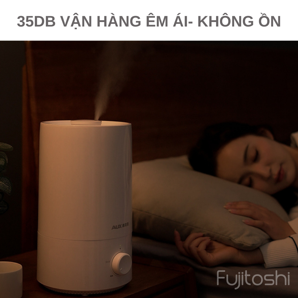 Máy phun sương tạo âm Fujitoshi - AUX Công xuất lớn 3 H 1 Lít vận hành êm ái