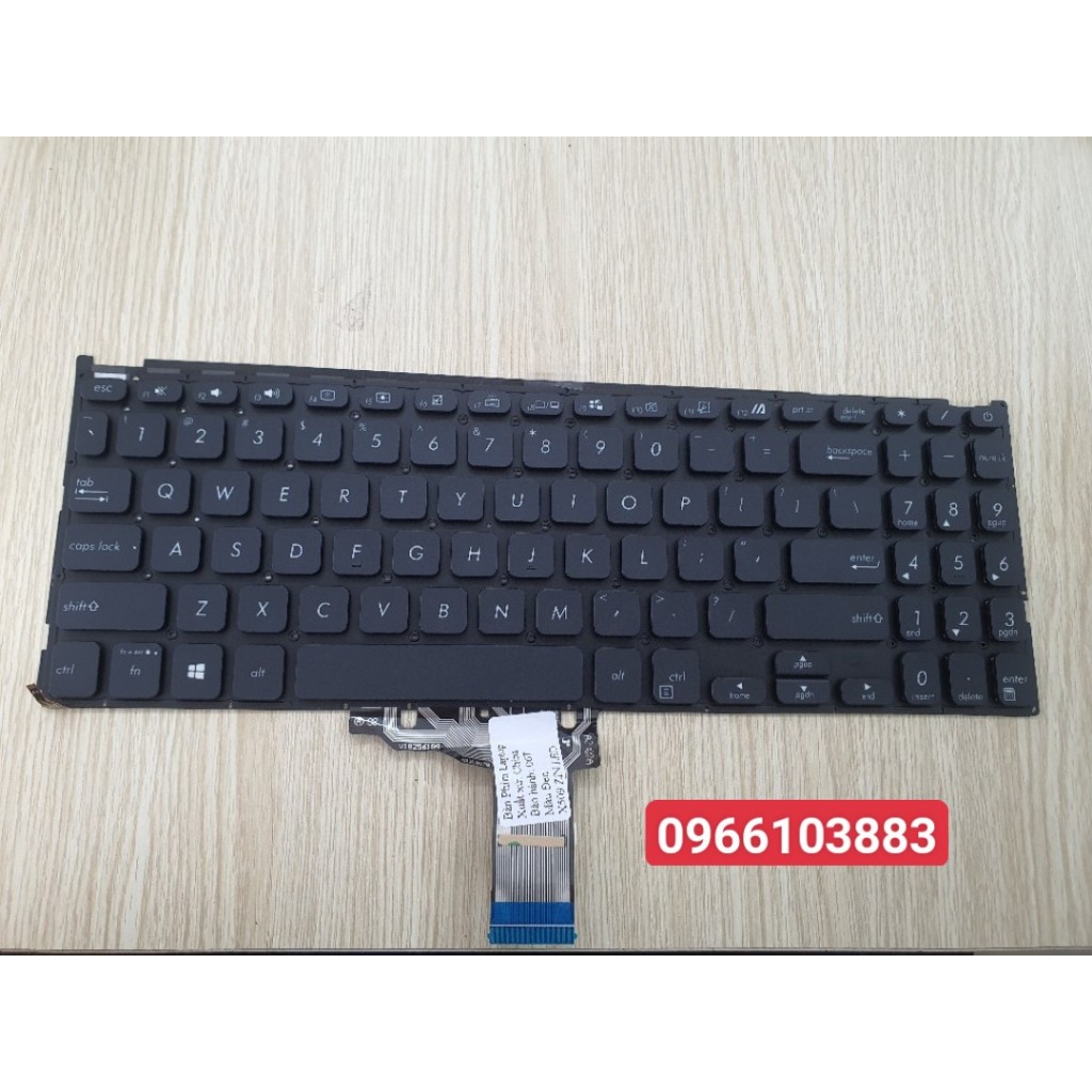 BÀN PHÍM DÀNH CHO LAPTOP ASUS VIVOBOOK X509 X515 M509 X509F X509U X509UM X509FA MÀU BẠC - ĐEN NEW ZIN