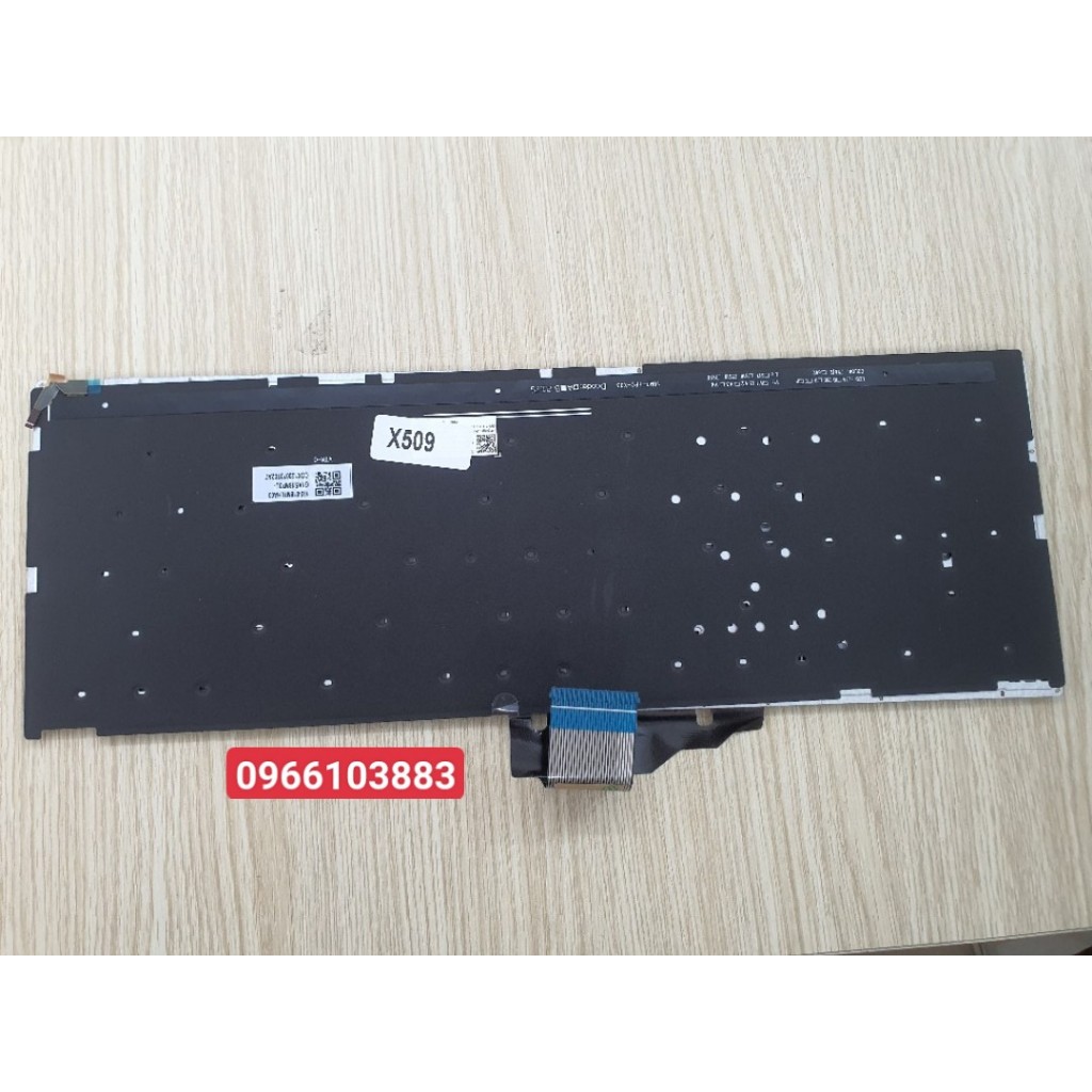 BÀN PHÍM DÀNH CHO LAPTOP ASUS VIVOBOOK X509 X515 M509 X509F X509U X509UM X509FA MÀU BẠC - ĐEN NEW ZIN