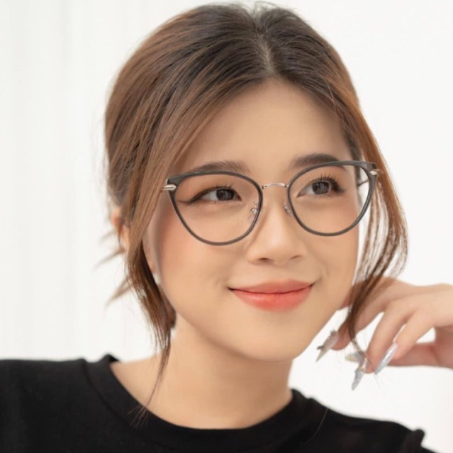 KÍNH MẮT MÈO XINGDAY CÀNG KIM LOẠI CC - Phù hợp tất cả dáng mặt. Tròng kính chống tia UV400 và ASX