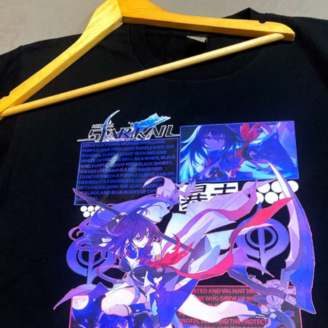 Áo phông Honkai Star Rail: Seele Maximum 100% Cotton Nam / Nữ by The Runaway