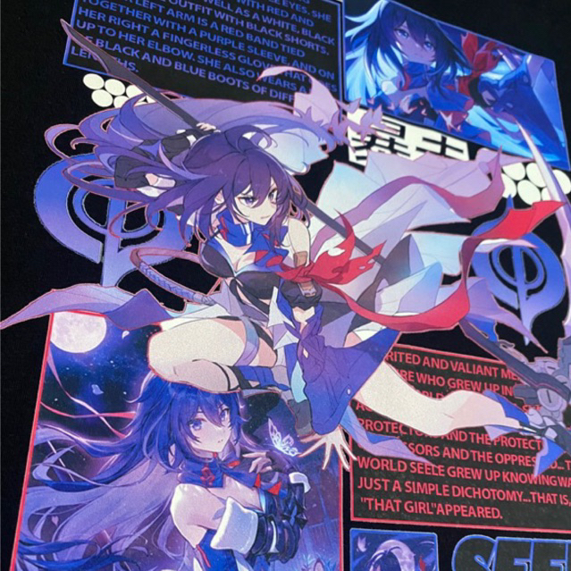 Áo phông Honkai Star Rail: Seele Maximum 100% Cotton Nam / Nữ by The Runaway