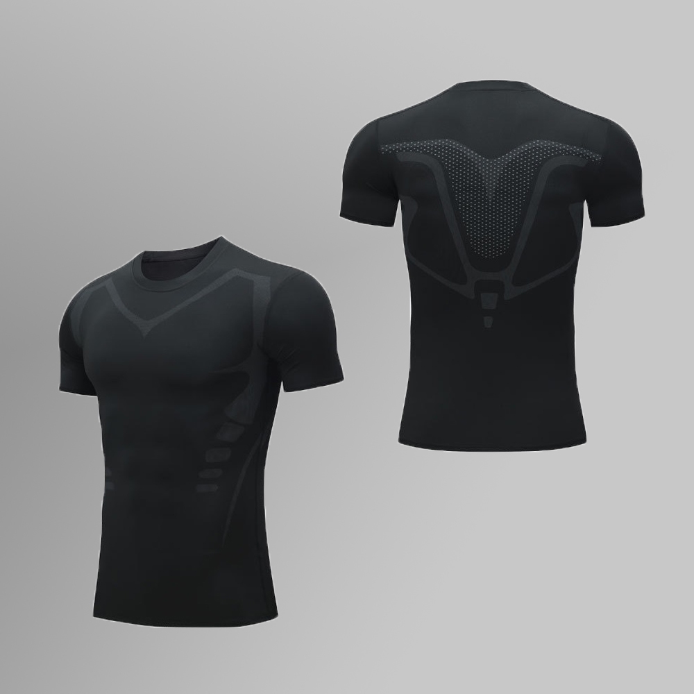 Áo giữ nhiệt, áo thể thao nam, áo tập GYM nam loại đẹp TOP MENSWEAR họa tiết 2 mặt