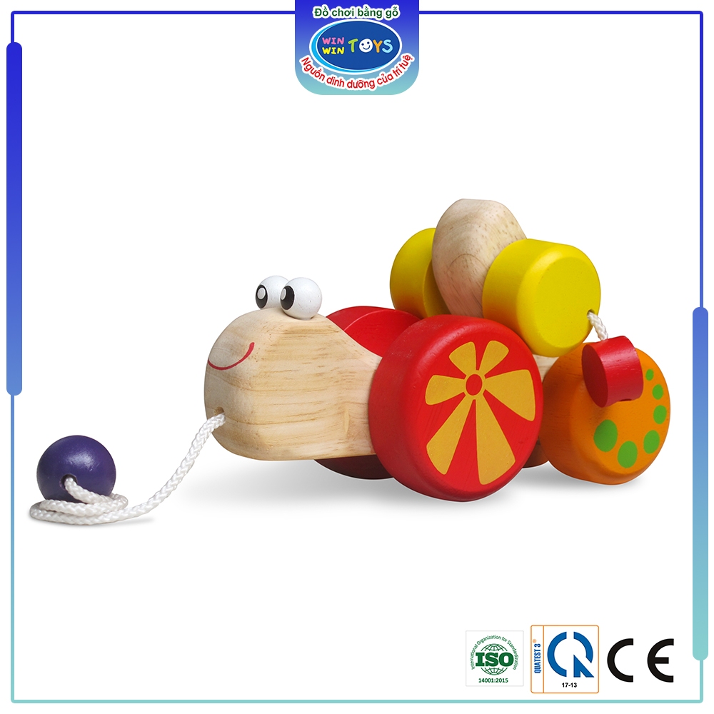 Đồ chơi gỗ Ốc sên vui vẻ | Winwintoys ND6.00203 | Phát triển vận động và màu sắc | Đạt tiêu chuẩn CE và TCVN