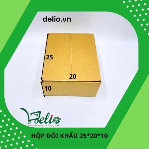 Hộp giấy carton đóng hàng, gói hàng, giá tốt, size 25x20x10 - DELIO
