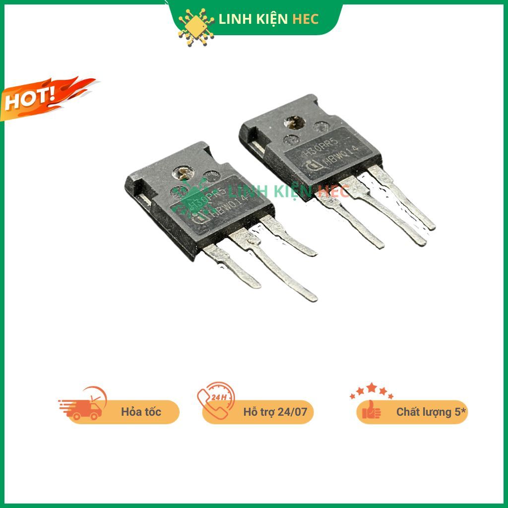 IGBT bếp từ H30PR5 TO-247 30A 1350V hàng tháo máy chính hãng linhkienhec