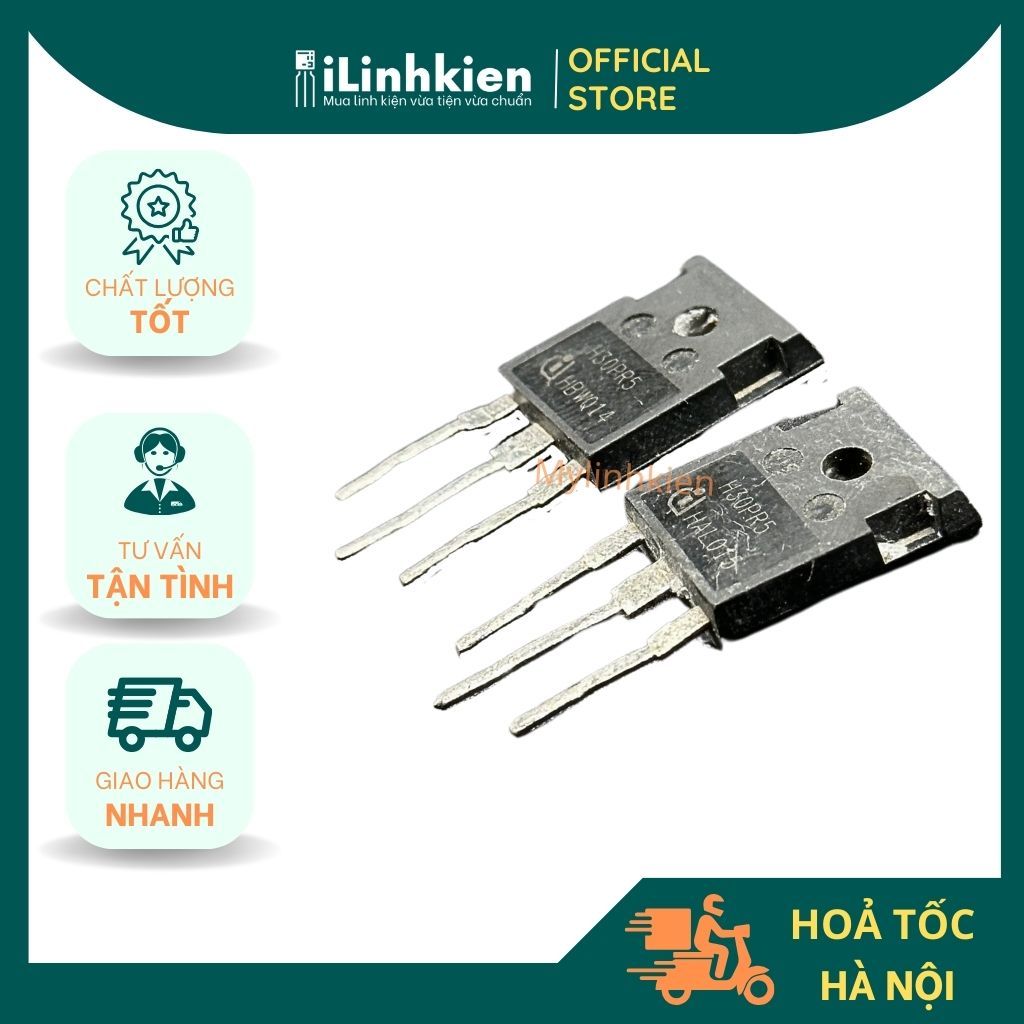 IGBT bếp từ H30PR5 TO-247 30A 1350V hàng tháo máy chính hãng