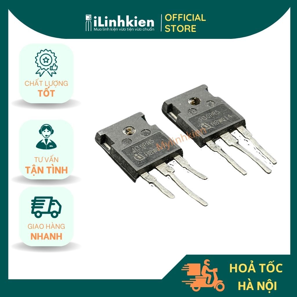IGBT bếp từ H30PR5 TO-247 30A 1350V hàng tháo máy chính hãng