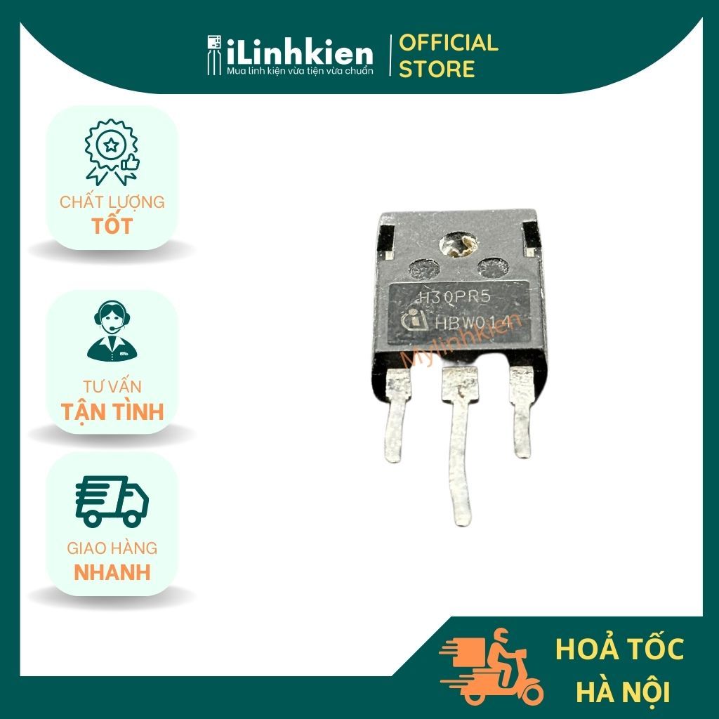 IGBT bếp từ H30PR5 TO-247 30A 1350V hàng tháo máy chính hãng