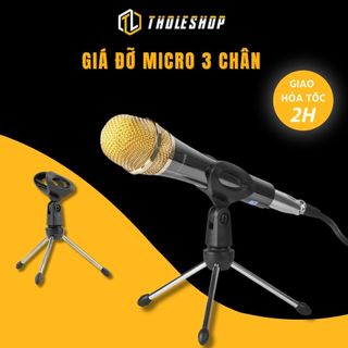 Chân Đỡ Micro - Giá Đỡ Micro 3 Chân Y3 Livestream Chắc Chắn Tholeshop 9385