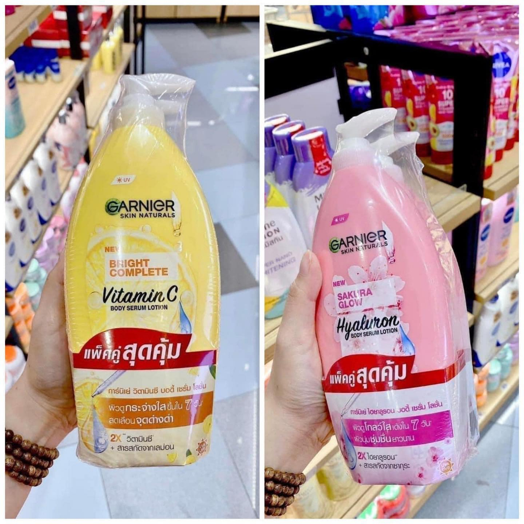 GARNIER BODY LOTION 400ML THÁI