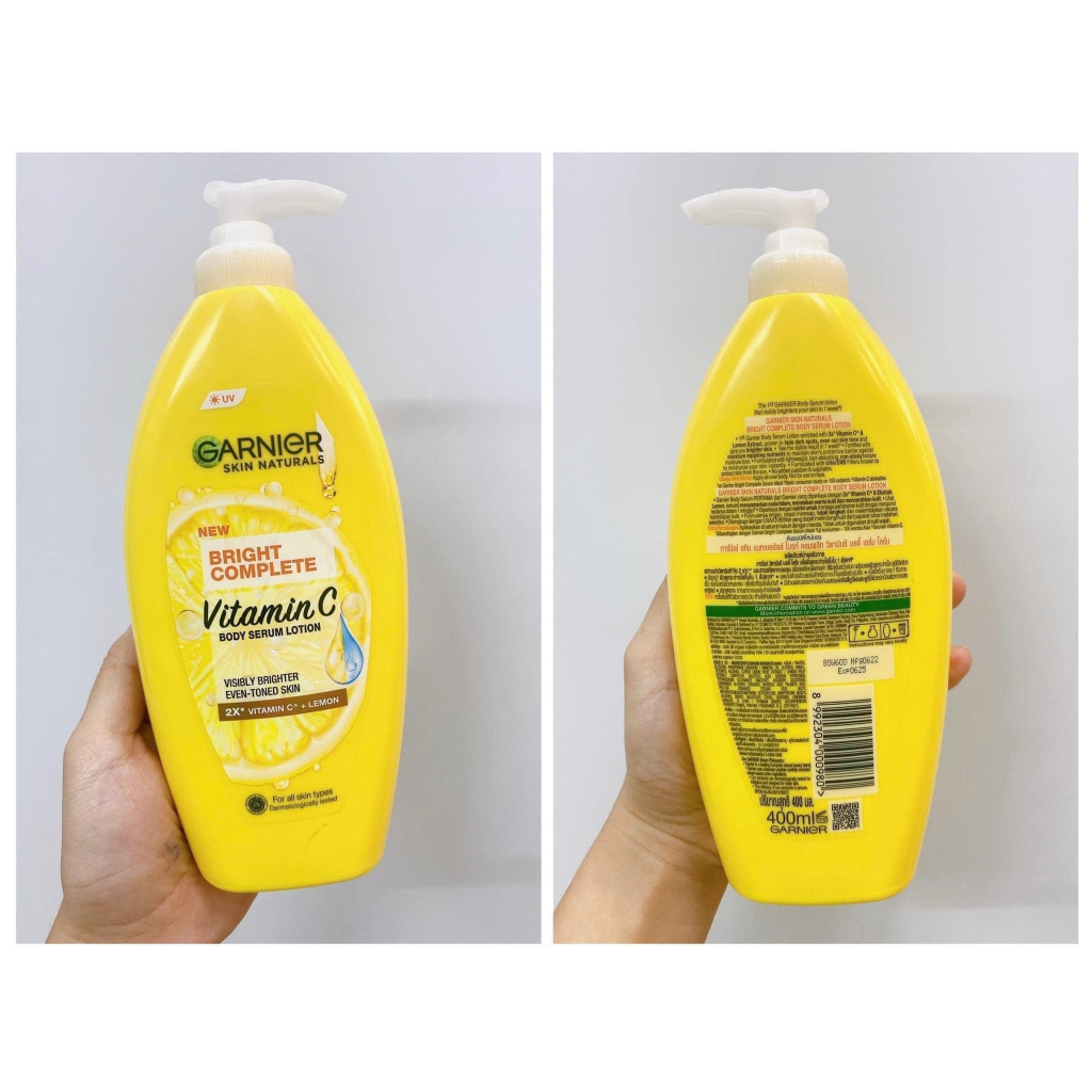 GARNIER BODY LOTION 400ML THÁI