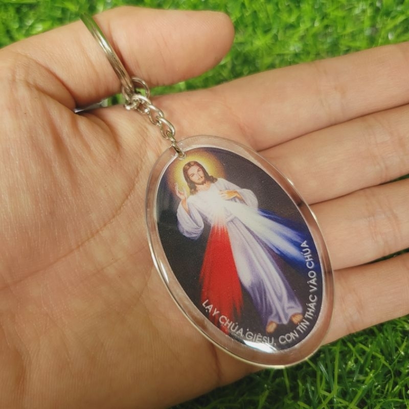 Móc khóa xe máy, ô tô,móc treo Công giáo trang trí decor, món quá ý nghĩa của người Công giáo