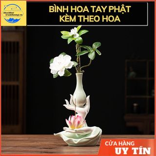 Bình Hoa Tay Phật  dùng trang trí, decor,Phụ kiện Phong thủy, trang trí nhà cửa