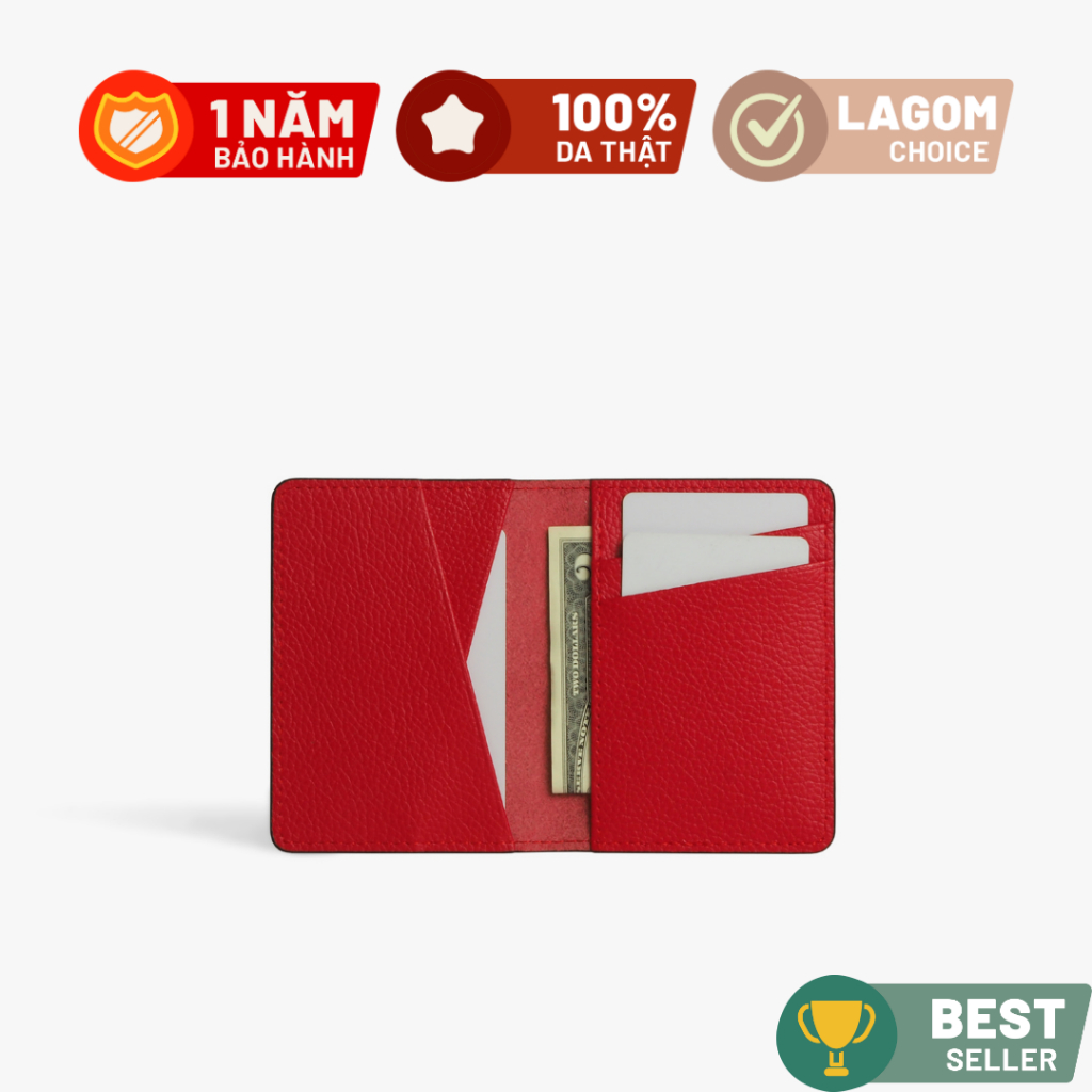 Ví đựng thẻ Da Thật LAGOM Card Togo