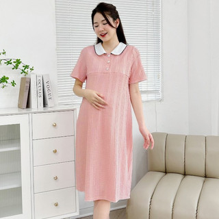 MEDYLA - Váy bầu len polo có khóa sau sinh đầm bầu thiết kế len co dãn cho bầu đi chơi du lịch cực xinh - VTS1524