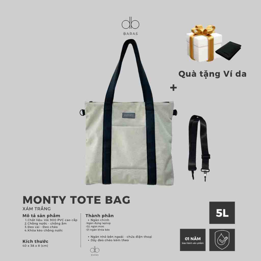 Túi Tote thời trang nam nữ - BARAS VIETNAM - Túi Monty Tote