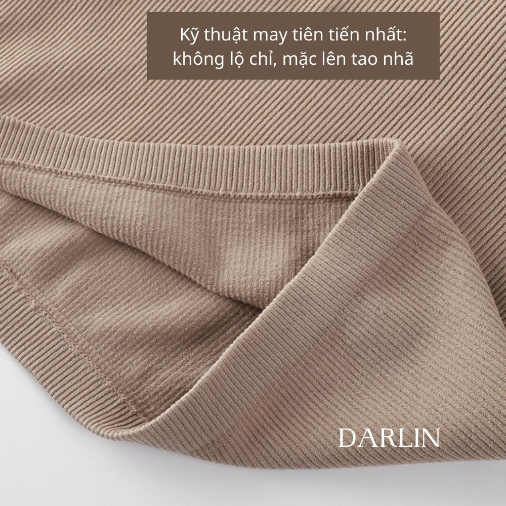 Áo Thun Cổ Lọ Sát Nách Không Tay Có Mút Darlin Bratop Dáng Dài Mặc Blazer Vest A32