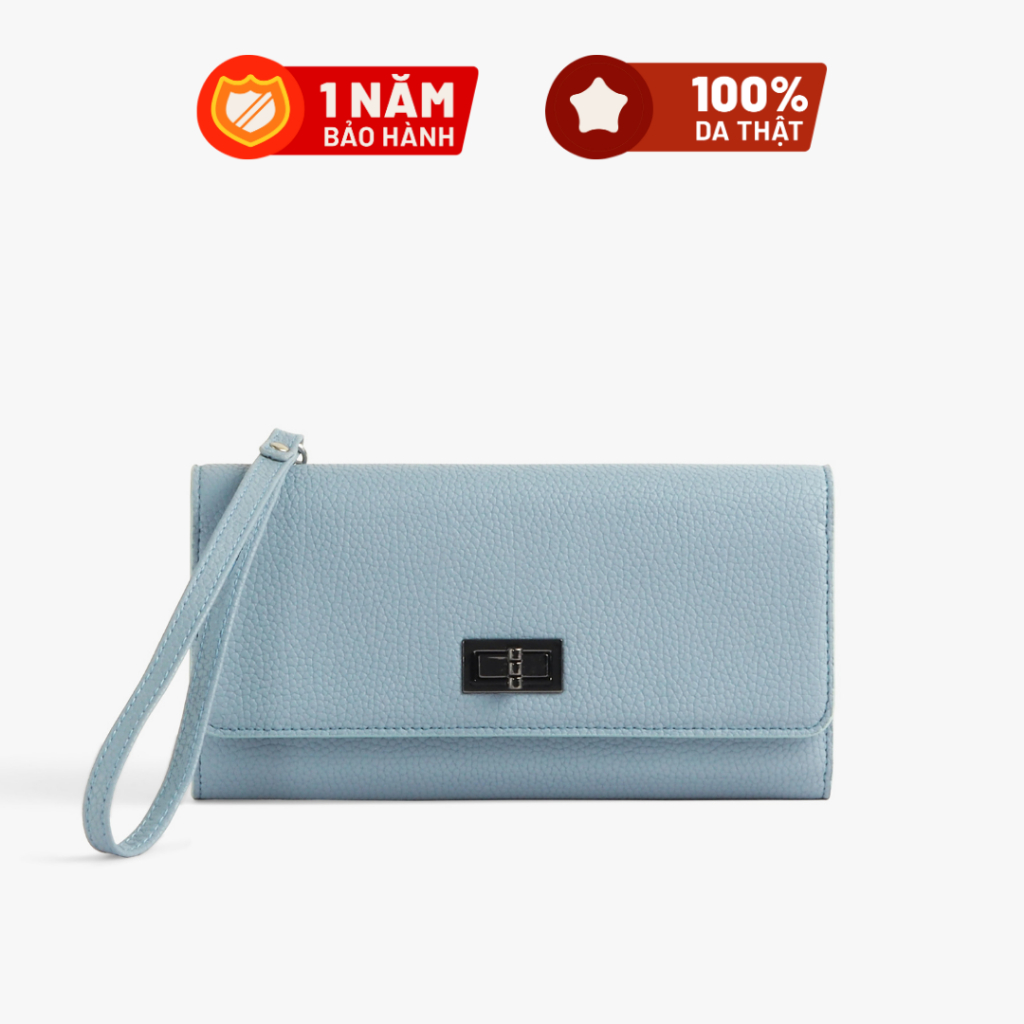 Ví nữ dáng dài da thật LAGOM - Togo Clutch - có móc đeo cổ tay