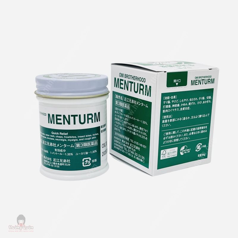 Dầu cù là Nhật Bản Omi Menturm 85g