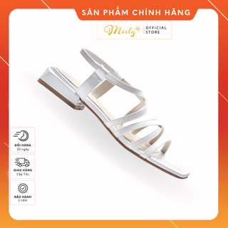 Giày Sandal Dây Gót Thấp Merly 1504