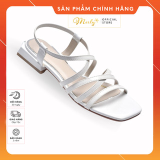 Giày Sandal Dây Gót Thấp Merly 1504