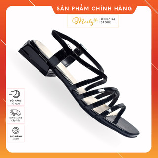 Giày Sandal Dây Gót Thấp Merly 1504