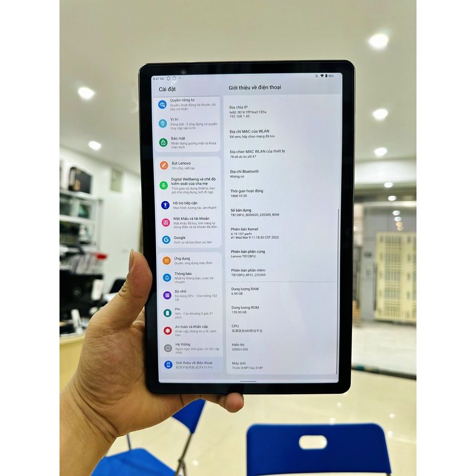 Máy tính bảng Lenovo Pad Pro 2020  11.5" mới Fullbox, chip Snapdragon 730G