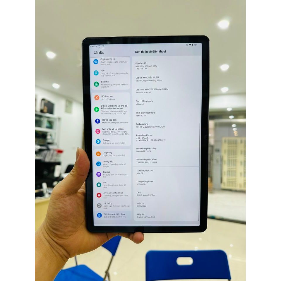 Máy tính bảng Lenovo Pad Pro 2020  11.5" mới Fullbox, chip Snapdragon 730G