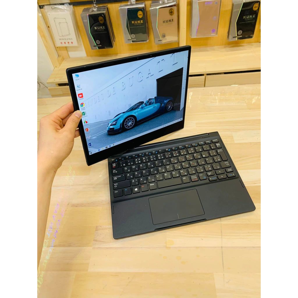 Máy tính bảng Dell Latitude 7285 2-IN-1 12.3 inch Win10 – Bao gồm Keyboard Core i7 / 16GB / 256GB SSD