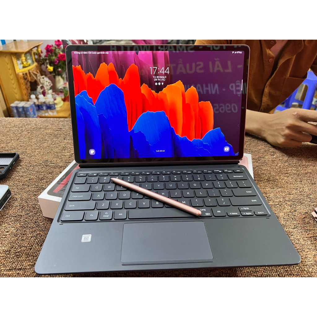 Máy tính bảng S.amsung Galaxy Tab S7 Plus 128GB  mới fullbox nguyên seal