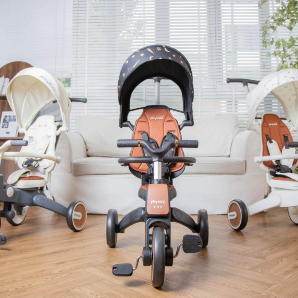 Xe đạp đẩy 3 bánh cho bé 7 in 1 cao cấp Moaz BÉBÉ Playkids S03 HD