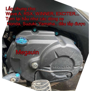 Ốc nắp nhớt titan gr5 gắn các dòng xe wave dream ex Winner sirius